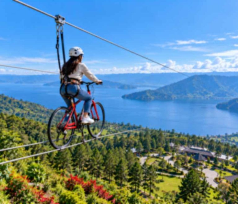 Bike in the Air Taman Simalem Resort
