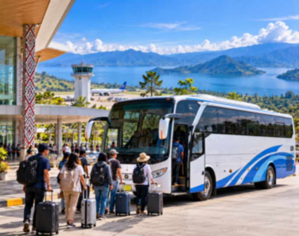 Bus Pariwisata Medan dari Silangit