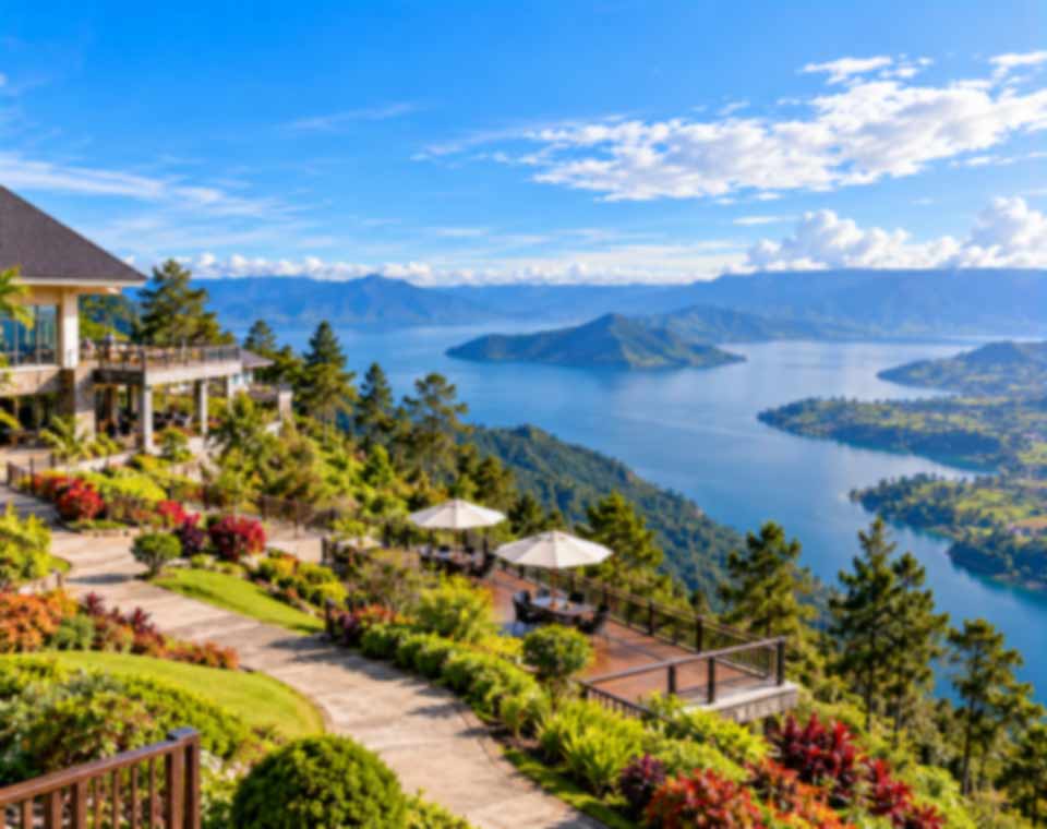 Day Trip Taman Simalem Resort Danau Toba